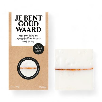 Fin Såpe Soap Bar -  Je Bent Goud Waard